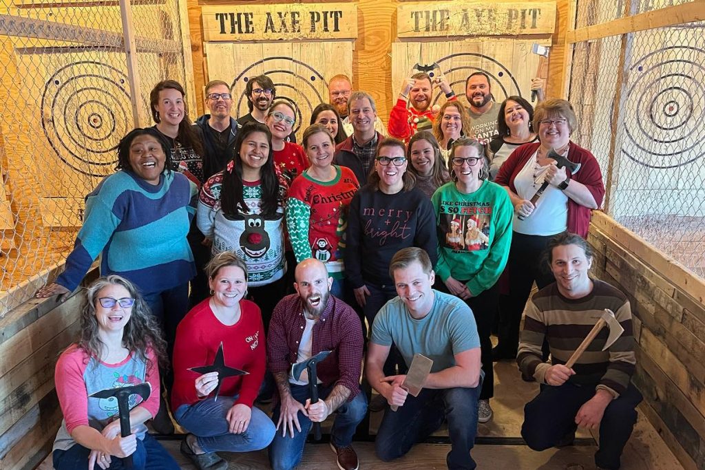 Learn to throw axes the safe fun way